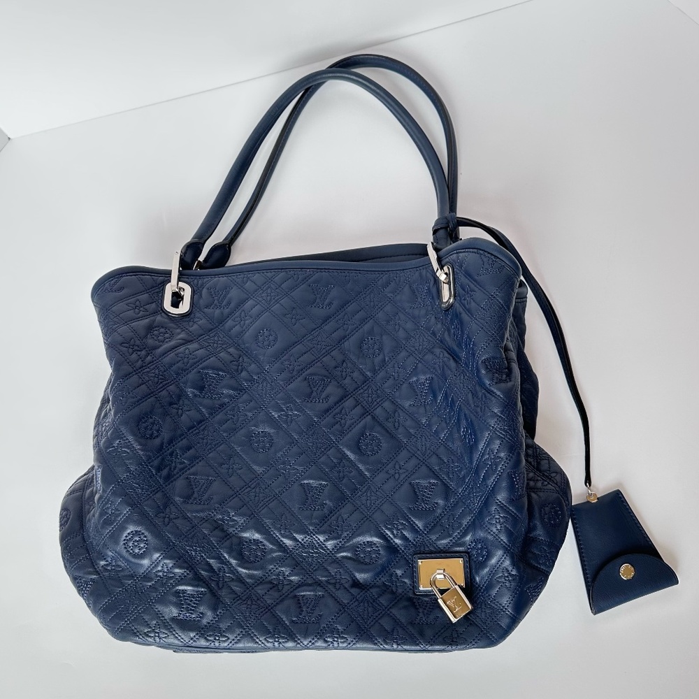 Louis Vuitton Monogram Lambskin Antheia Lilia GM Indigo